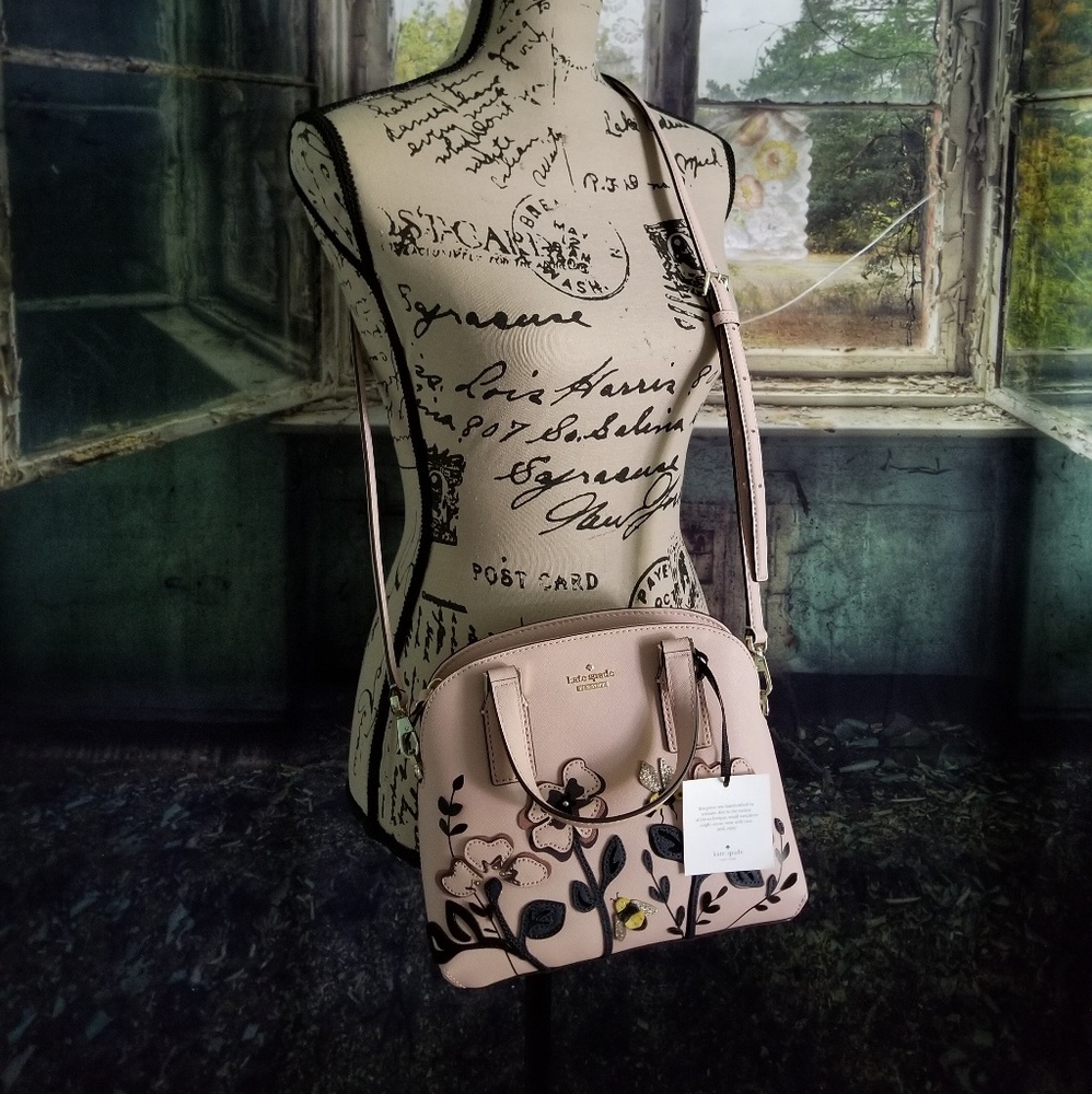 Kate Spade Blossom Drive Sm Lottie Purse Handbag🐝